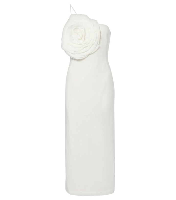Photo: Blumarine Floral embroidered midi dress