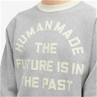 Human Made Men's Contast Sweatshirt in Gray