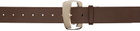 Beaufille SSENSE Exclusive Brown Slant Belt
