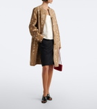 Loulou de Saison Liza printed leather coat