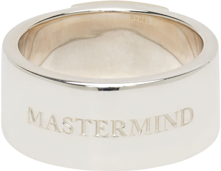 mastermind WORLD Silver W Stamp Ring MASTERMIND WORLD