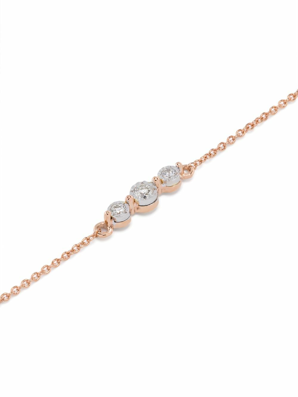 Dana Rebecca Designs 14K Rose Gold Ava Bea Trio Station Diamond ...
