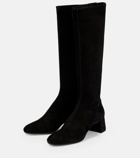 Aquazzura Saint Honore suede knee-high boots