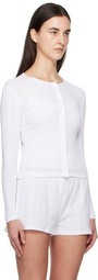Cou Cou White 'The Cardigan' Cardigan
