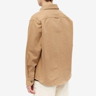 A.P.C. Men's Basile Overdyed Overshirt in Heather Beige