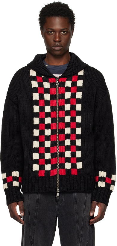 Photo: Andersson Bell Black Hooded Cardigan