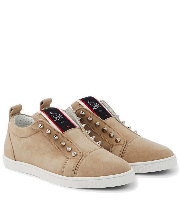 Photo: Christian Louboutin Fav Fique A Vontade suede sneakers