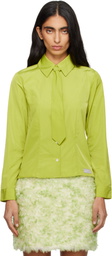 Sandy Liang Green Levi Shirt
