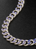 Fry Powers - Ombré Sterling Silver and Enamel Chain Necklace