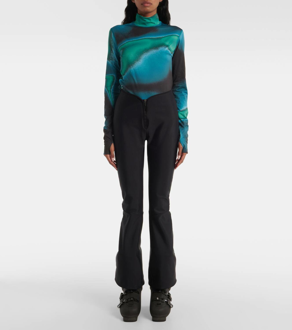 Aztech Mountain Next to Skin printed ski top