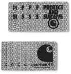 Carhartt WIP - Ten-Pack Printed Stickers - Silver