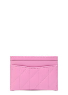 Coach Pillow Quilted Leather Card Holder - Pink - One Size