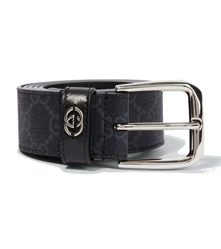 Photo: Gucci - GG embellished leather belt
