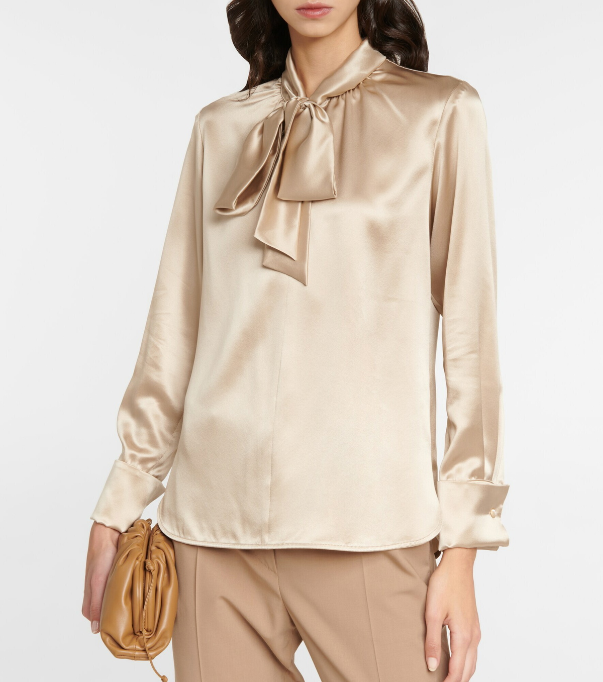 Max Mara Beige Silk Blouse main image 1