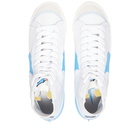 Nike Men's Blazer Mid '77 Jumbo Sneakers in White/Blue/Black/Orange