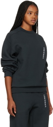 Y/Project Black Embroidered Sweatshirt