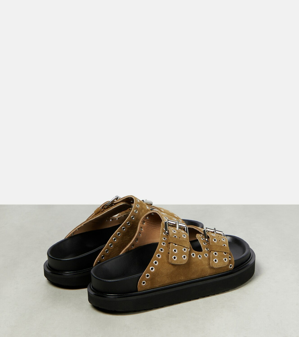 Isabel Marant Lennyo embellished suede sandals Isabel Marant