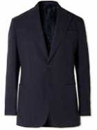 Thom Sweeney - Unstructured Linen Suit Jacket - Blue