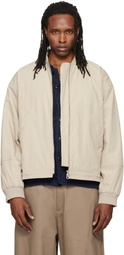 YMC Beige Basement Bomber Jacket
