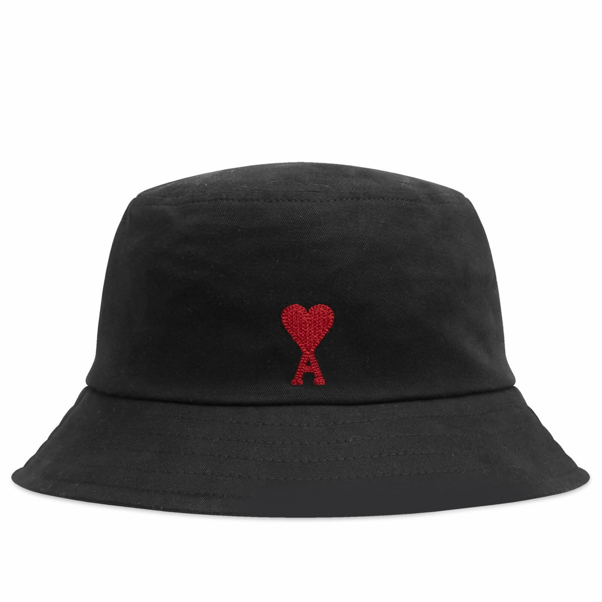 【ギフ_包装】 AMI Black in Hat Bucket ADC Red Men's Paris 帽子