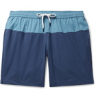 Onia - Charles Short-Length Colour-Block Swim Shorts - Blue