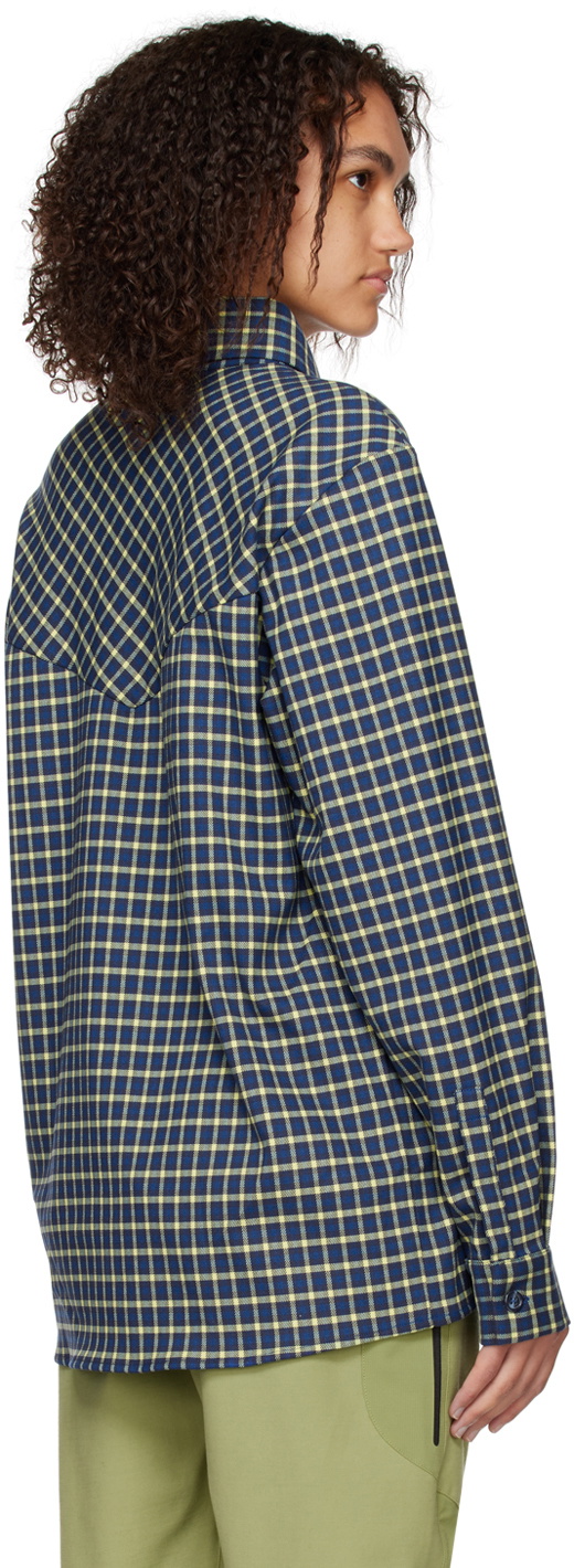 paria /FARZANEH Blue & Yellow Pencilcase Shirt
