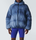 Loewe x On tie-dye technical puffer jacket