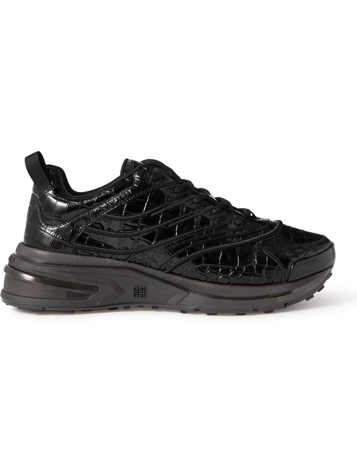 Crocodile black discount givenchy sneakers