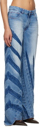 Masha Popova Blue Rays Boyfriend Jeans