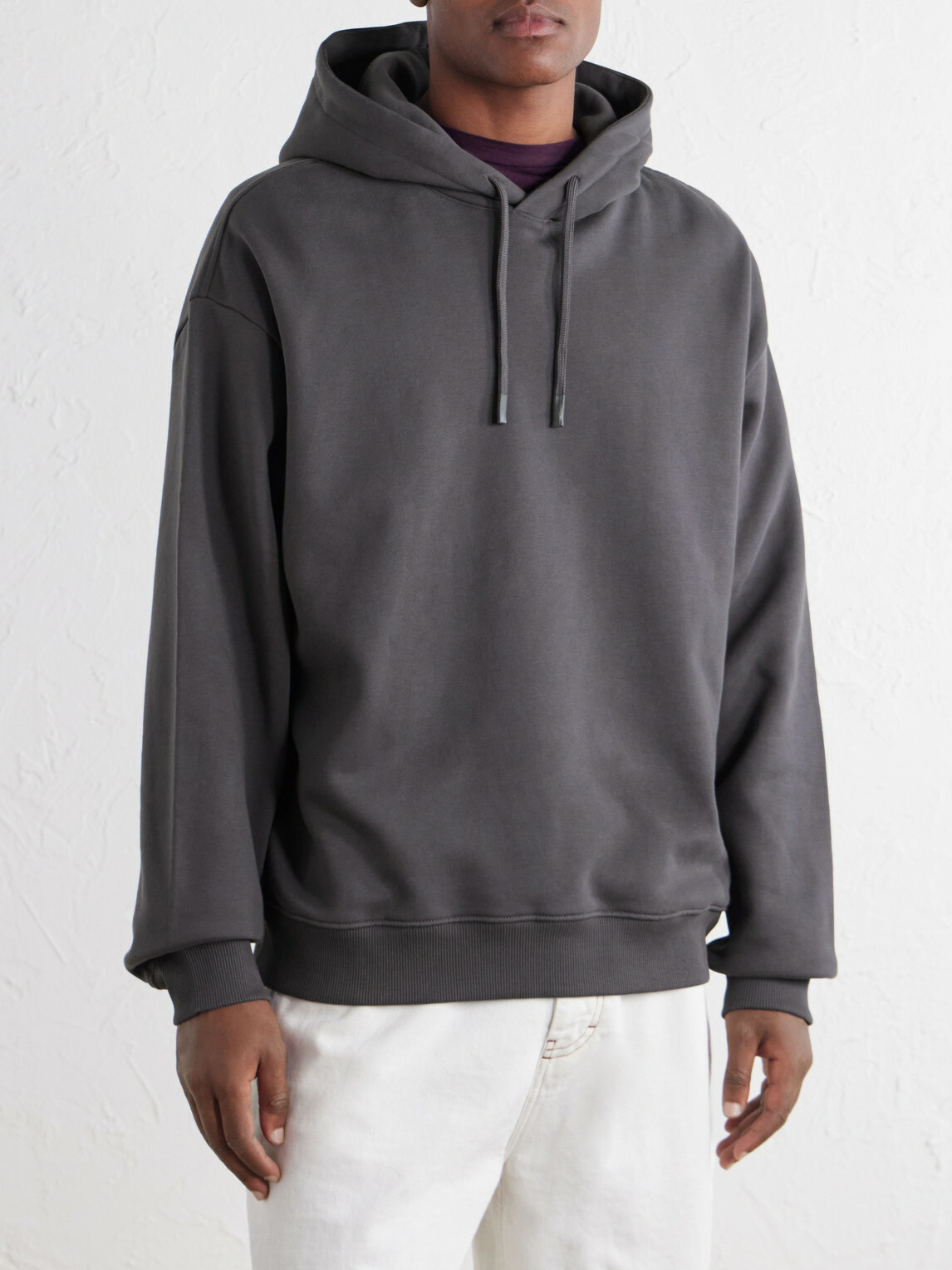 NN07 - David 3014 Organic Cotton-Jersey Hoodie - Gray