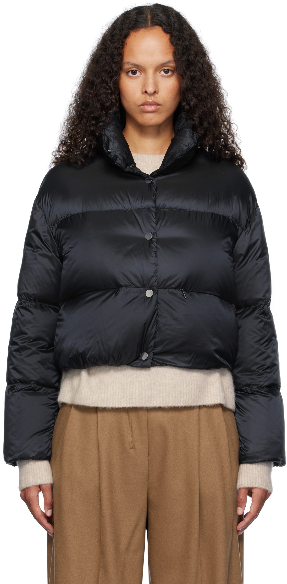 Max Mara Navy Tredi Down Jacket Max Mara