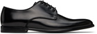 Dolce&Gabbana Black Brushed Calfskin Derbys
