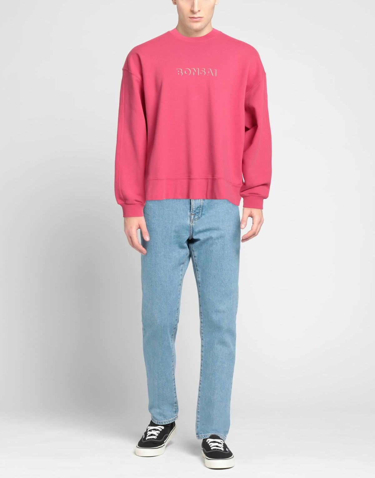 Bonsai Mens Sweatshirt Fuchsia