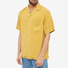 Portuguese Flannel Men's Dogtown Vacation Shirt in Mustard