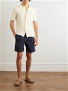 Altea - Slim-Fit Cotton-Blend Bouclé Shirt - Neutrals