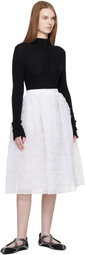 Cecilie Bahnsen White CBmala Midi Skirt