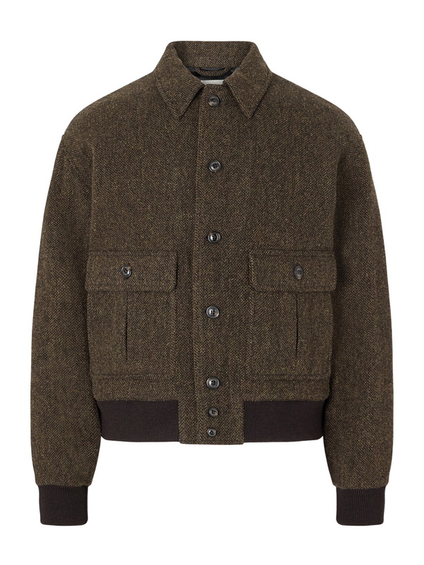 Photo: Valstar - Colin Virgin Wool Bomber Jacket - Brown