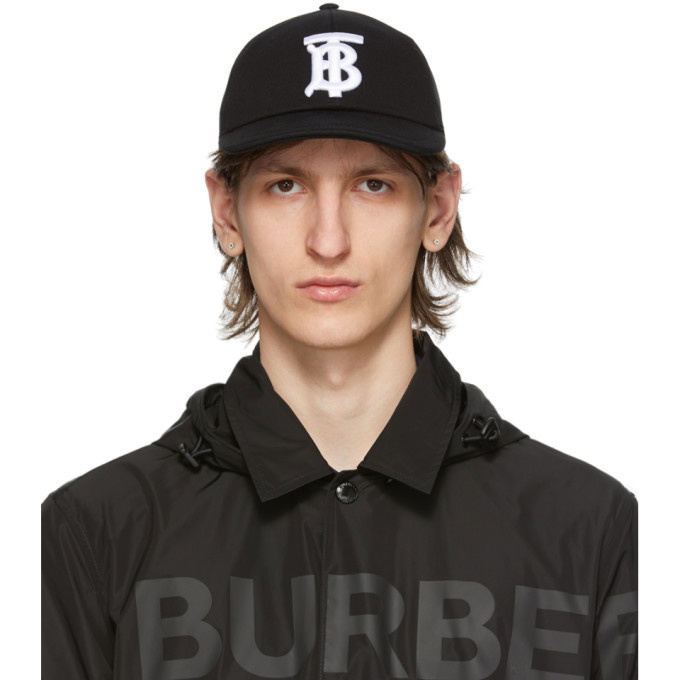 Photo: Burberry Black TB Baseball Cap