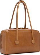 MARGESHERWOOD Brown Soft Boston Small Bag