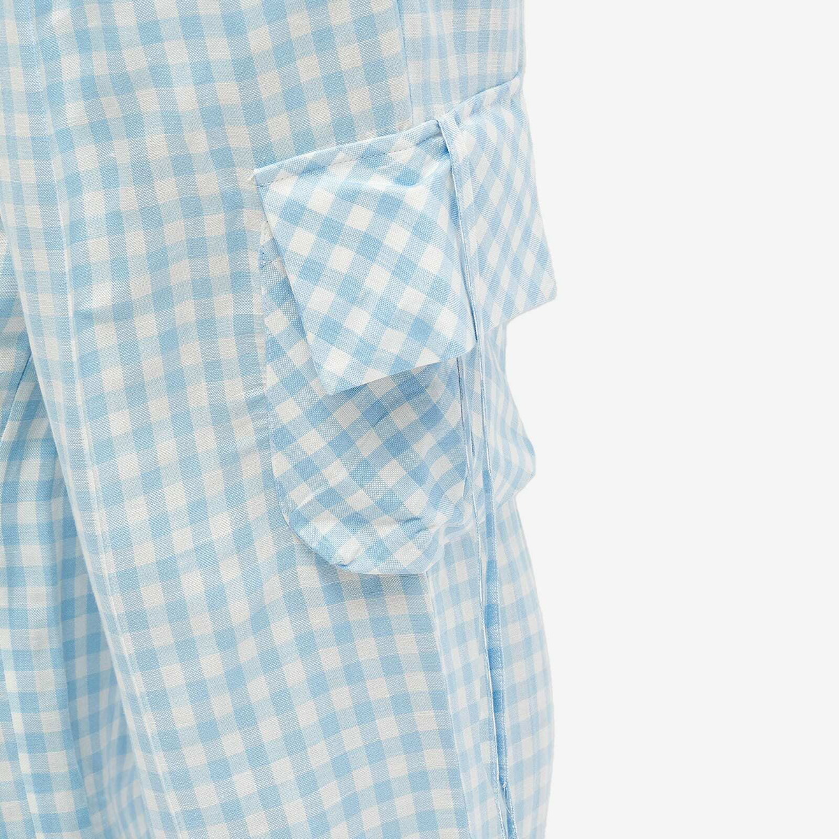 Sleeper Women's Safari Cargo Pants in Blue/White Sleeper