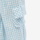 Sleeper Women's Safari Cargo Pants in Blue/White