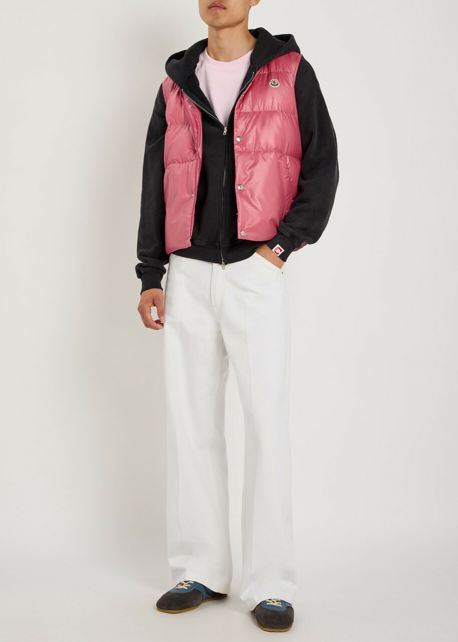 Moncler Restigo Quilted Shell Gilet Pink