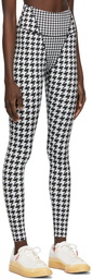 adidas x IVY PARK Black & White Houndstooth Tight Leggings