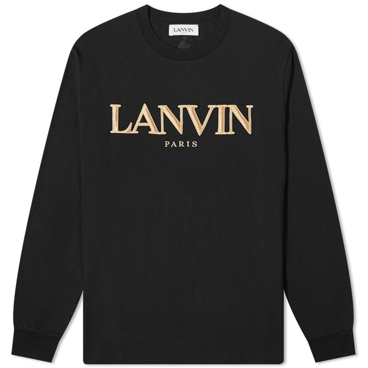 Photo: Lanvin Long Sleeve Logo Tee