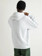 Manresa - Logo-Embroidered Cotton-Blend Jersey Hoodie - White