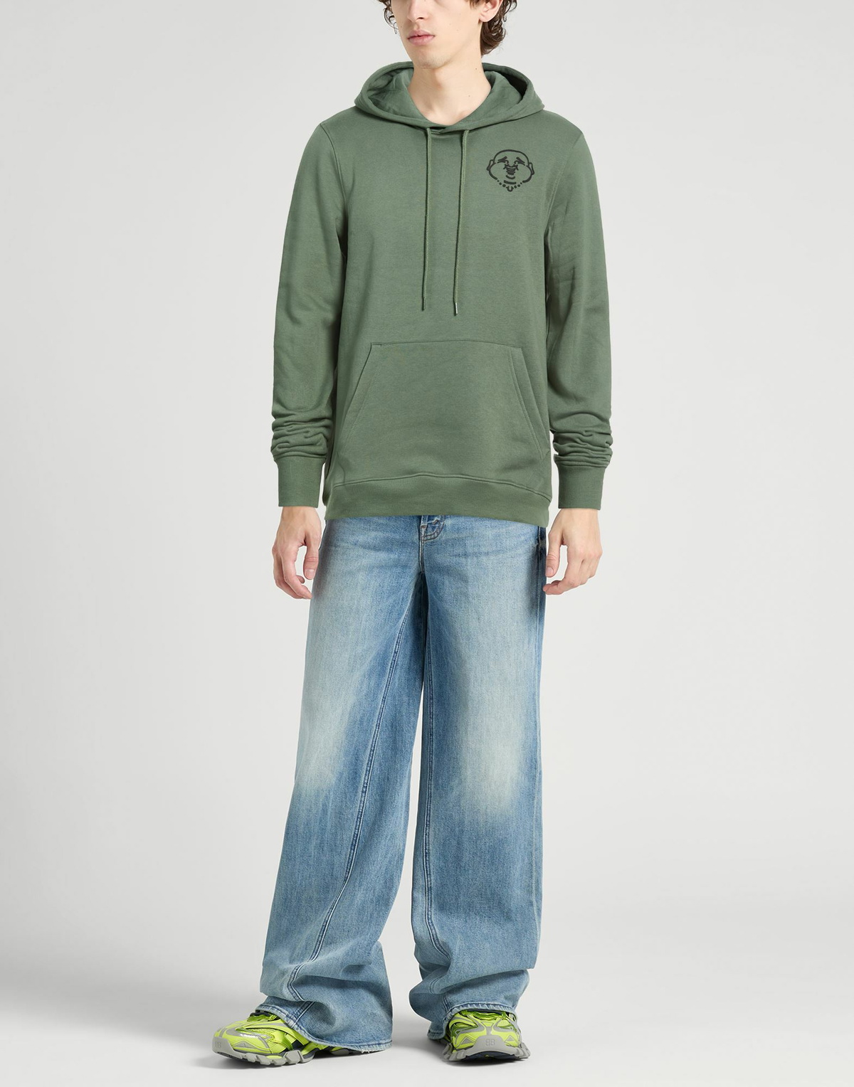 True Religion Mens Sweatshirt in Green