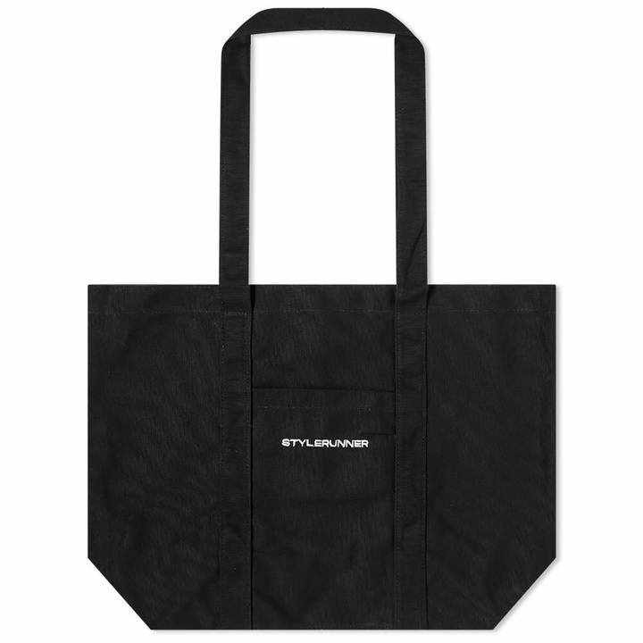 Photo: Stylerunner Women's Logo Canvas Tote Bag in Onyx
