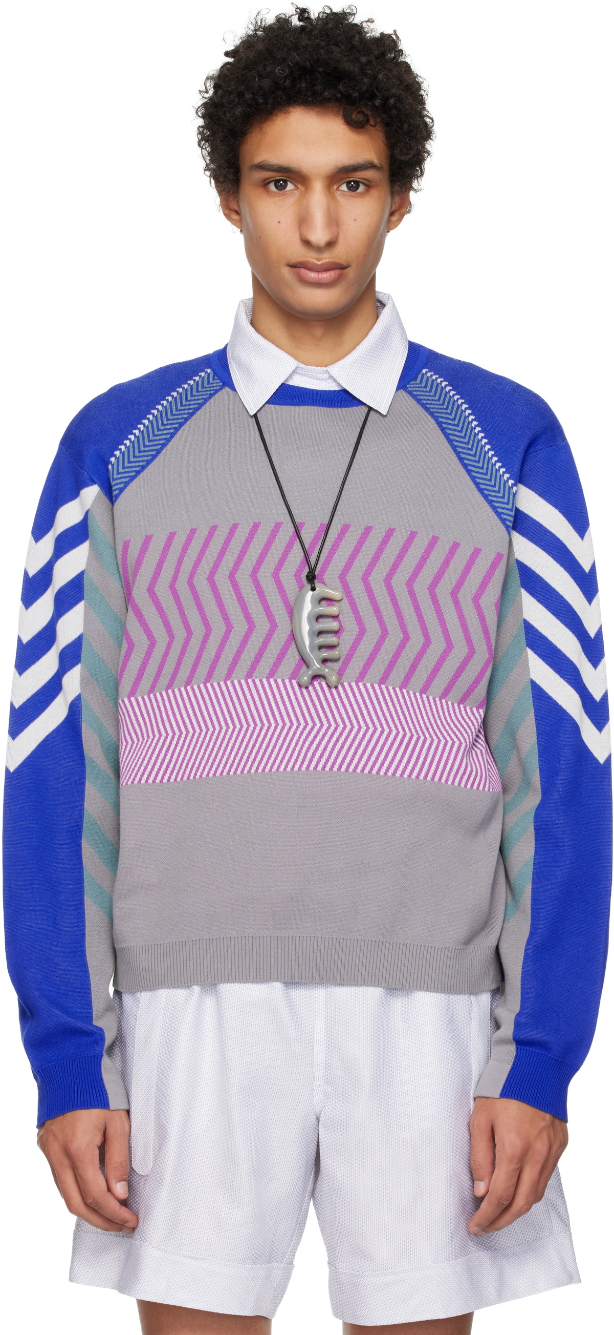 Kiko Kostadinov Red Scarpitta Knit Sweater Kiko Kostadinov