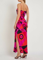 Pucci Printed Silk Maxi Dress Pink