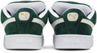 PUMA Green & White Suede XL Sneakers